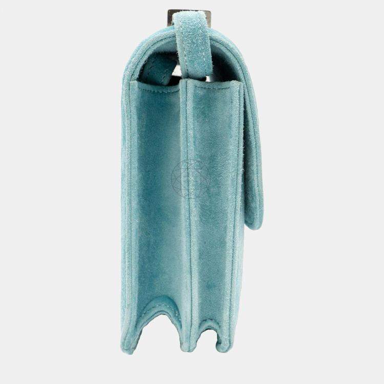 Hermès Constance 18 in Bleu Atoll Suede