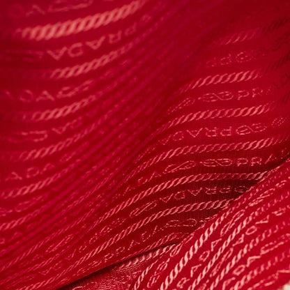 Prada Red Saffiano Lux Leather Medium Tote