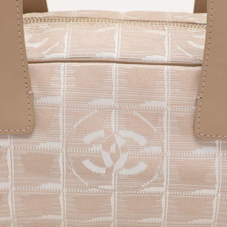 Chanel Beige Nylon CC Travel Line Bowler Bag – Authentic Pre-Loved