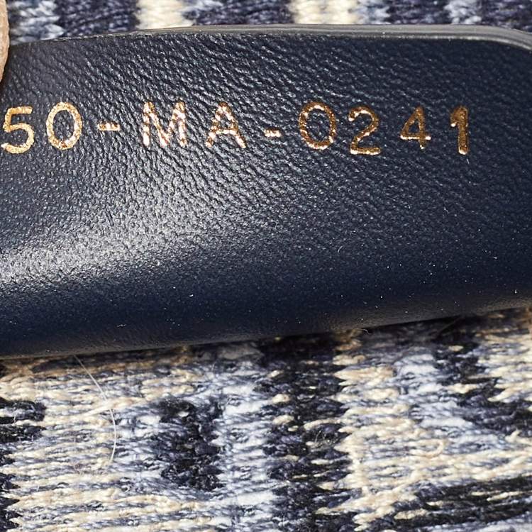 Dior Navy Blue Oblique Medium Book Tote