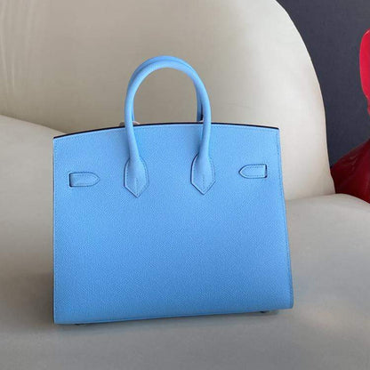 Hermès Birkin 25 Candy Blue Epsom Leather
