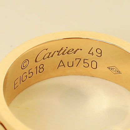Cartier 18K Yellow Gold Love Classic Ring 49