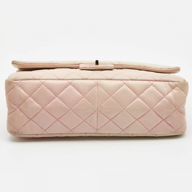 Chanel Pink Ombre Quilted Leather Reissue 2.55