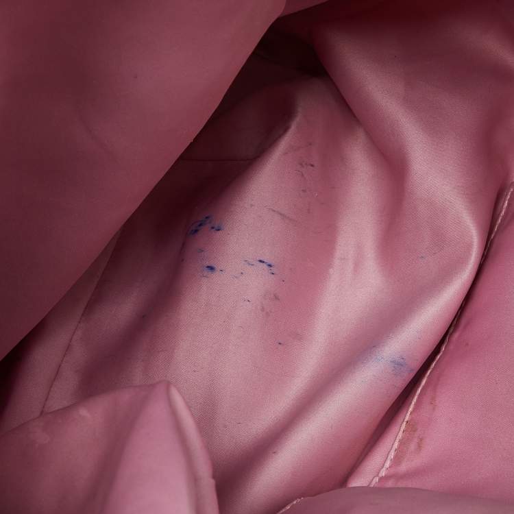 Coach Pink Canvas & Patent Leather Poppy Glam Tote