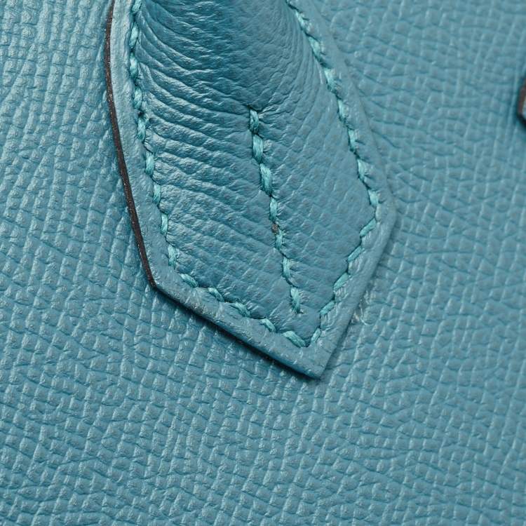 Hermès Birkin 30 Bleu De Galice Epsom Leather