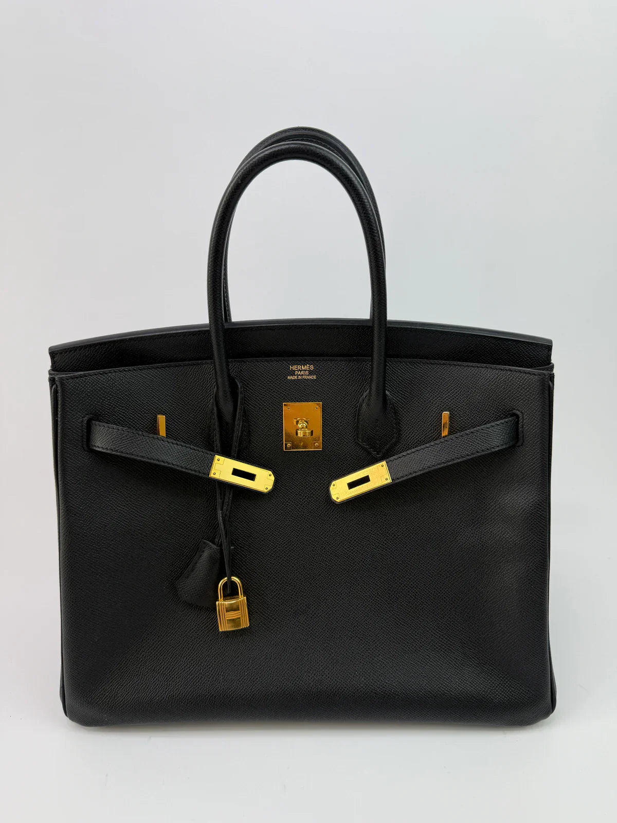 HERMÈS BIRKIN 35 BLACK EPSOM LEATHER GHW