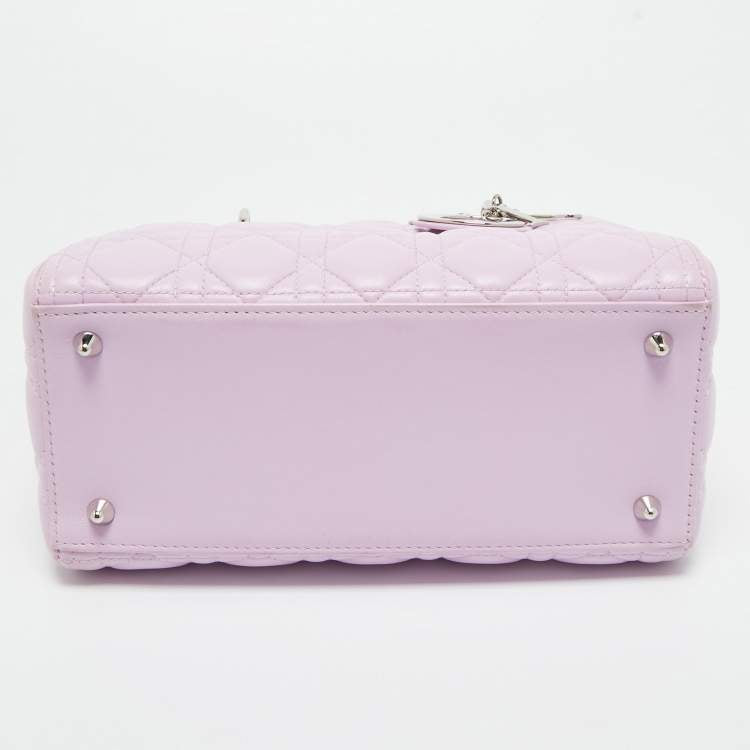 Dior Medium Lady Dior Tote in Lilac
