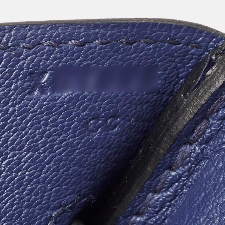 Hermès Birkin 35 Blue Saphir Epsom Leather