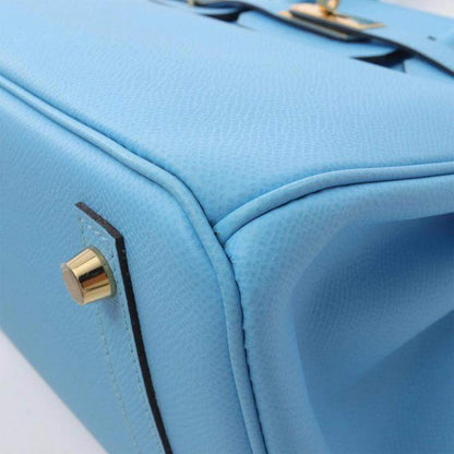 Hermès Birkin 30 Celeste Blue Epsom Leather with Gold Hardware