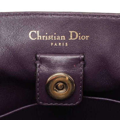 Christian Dior Coral Grained Leather Diorissimo Tote Bag
