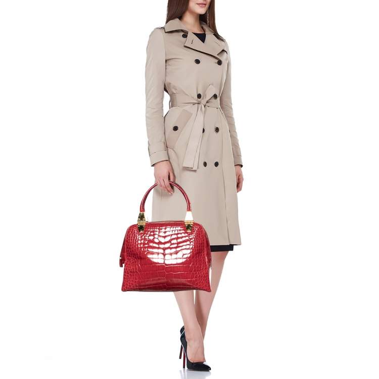 Tom Ford Crocodile Leather Tote Bag