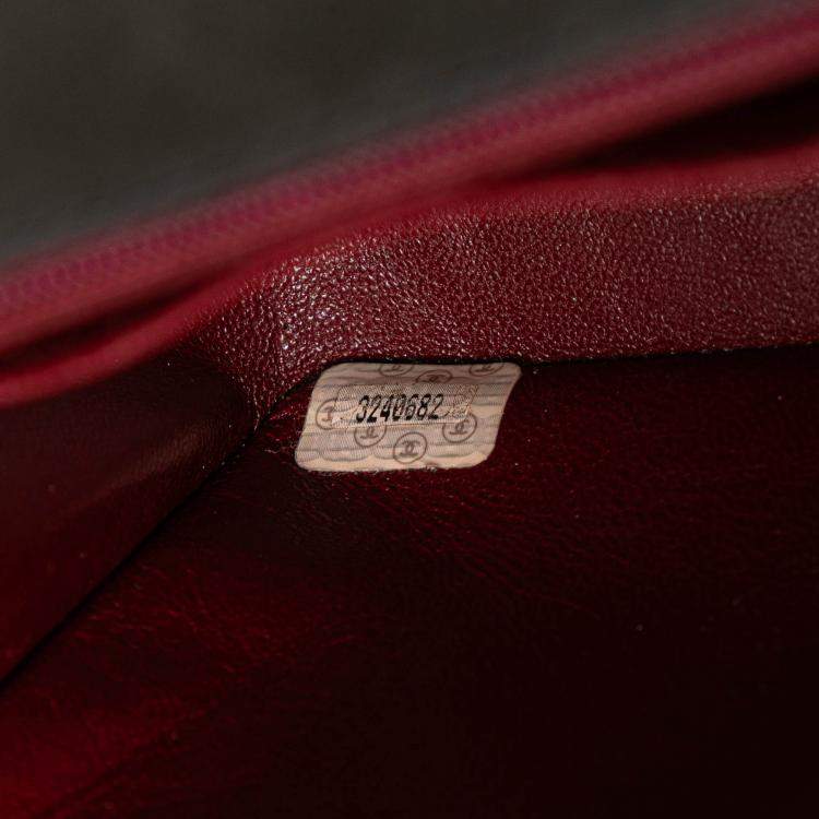 Chanel Black Lambskin Parent & Child Kelly Top Handle Set