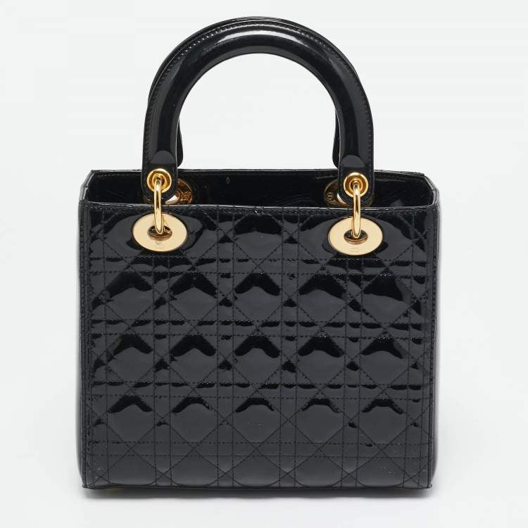 Dior Medium Lady Dior Tote – Black
