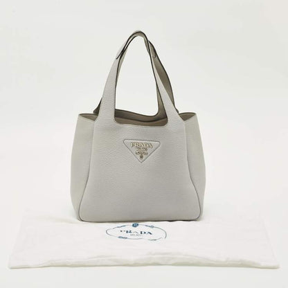 Prada Light Grey Tote Bag
