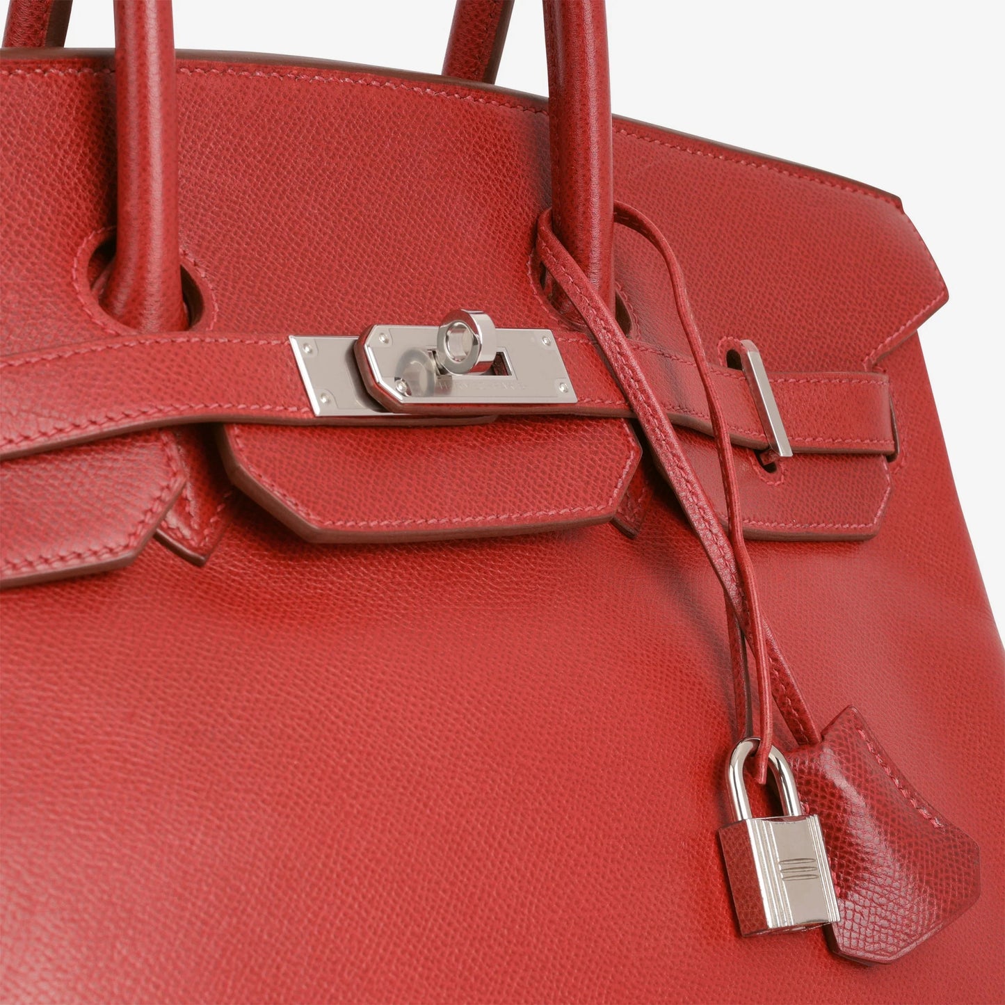 Hermès Birkin 35 - Rouge Amarante Courchevel | Palladium Hardware