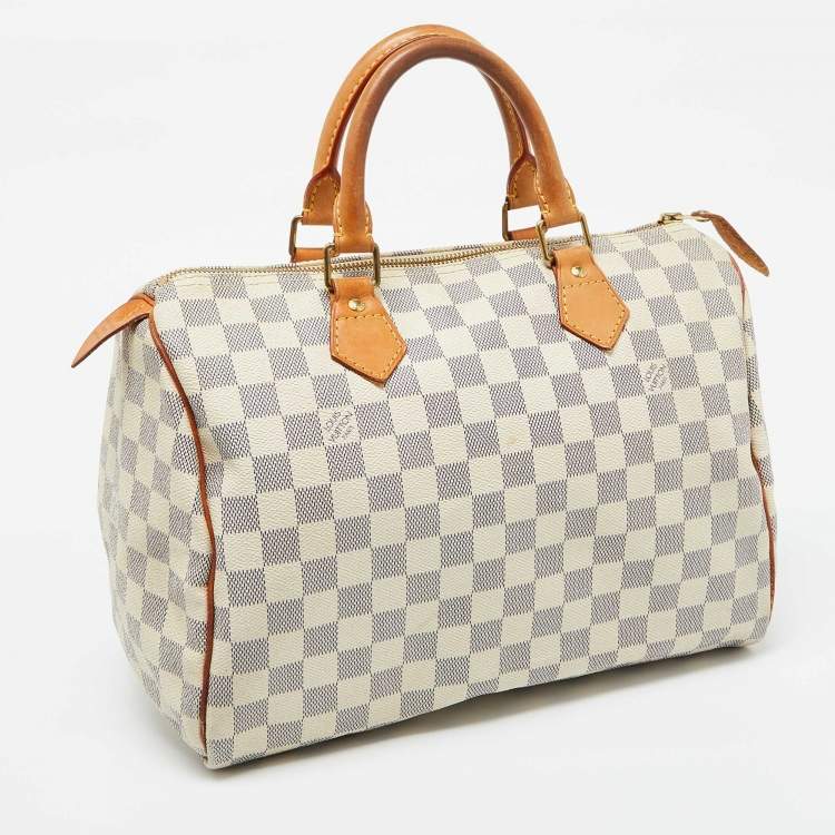 Louis Vuitton Damier Azur Canvas Speedy 30 Bag