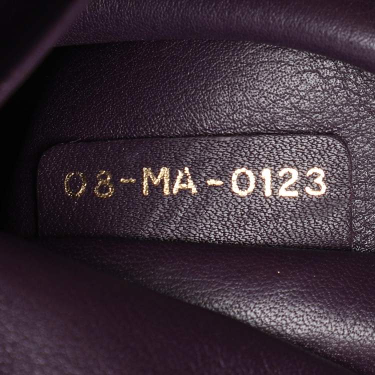 Christian Dior Coral Grained Leather Diorissimo Tote Bag