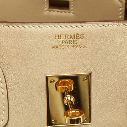 Hermès Birkin 35 Beige Swift Leather Bag