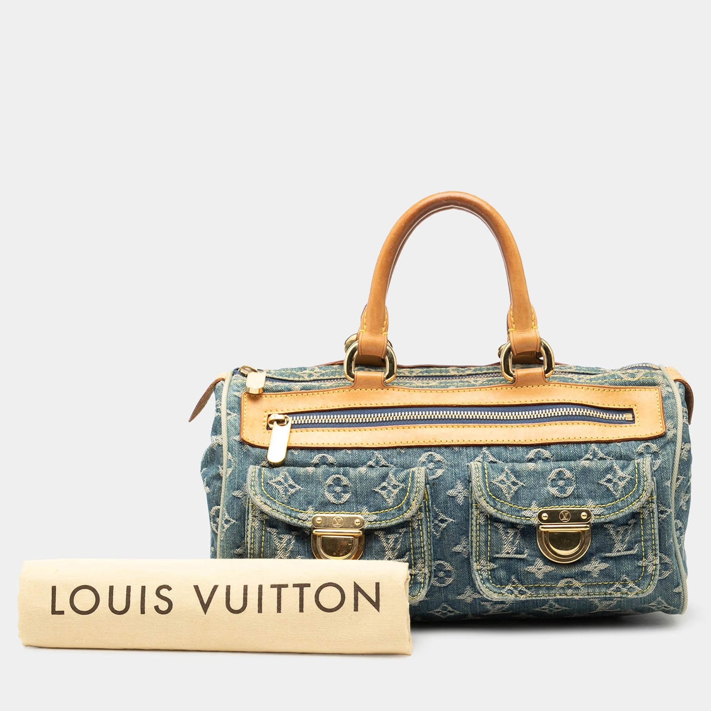 Louis Vuitton Blue Monogram Denim Neo Speedy 30