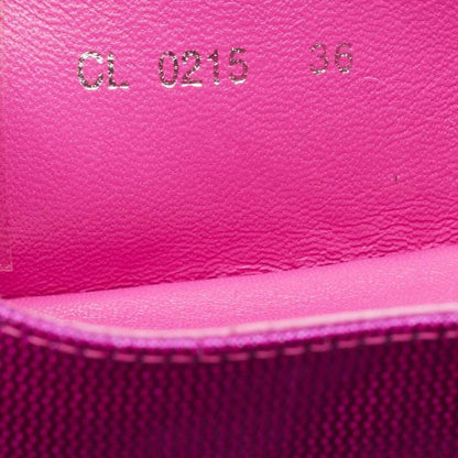 Dior Pink Embellished Espadrille Flats Size 36