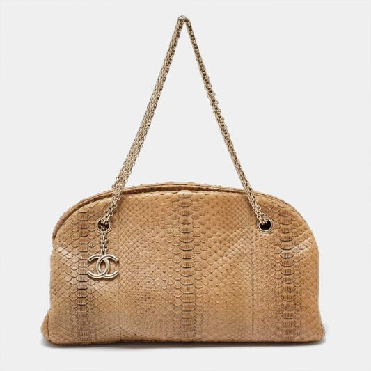 Chanel Gold Python Just Mademoiselle Bowler Bag – Rare Exotic Leather