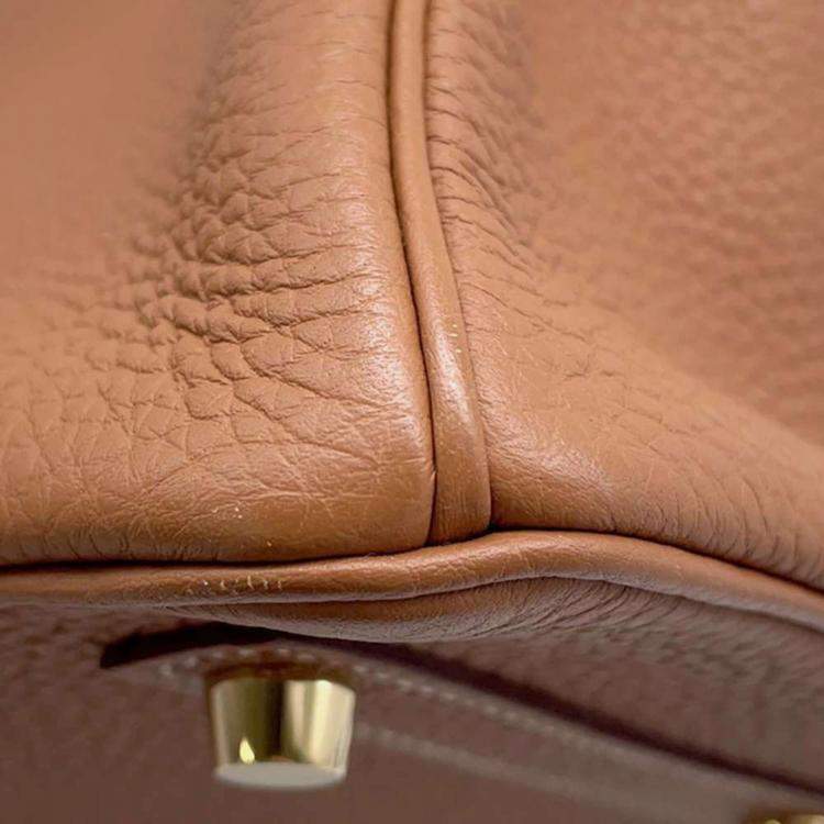 Hermès Birkin 25 Gold Togo Leather