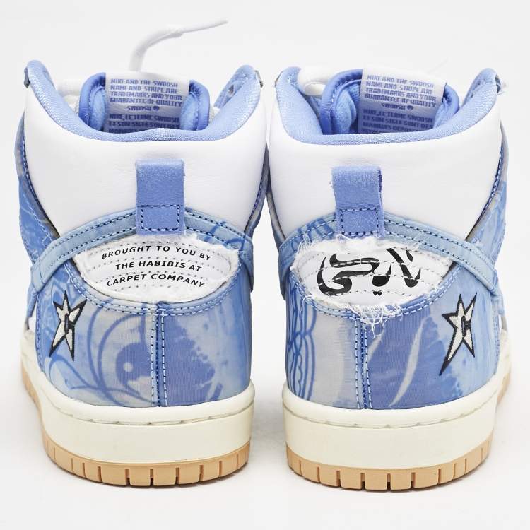 Nike SB Dunk High Carpet Company White/Blue Sneakers – Size 40.5 – Brand New