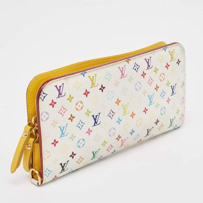 Louis Vuitton White Multicolor Monogram Insolite Wallet