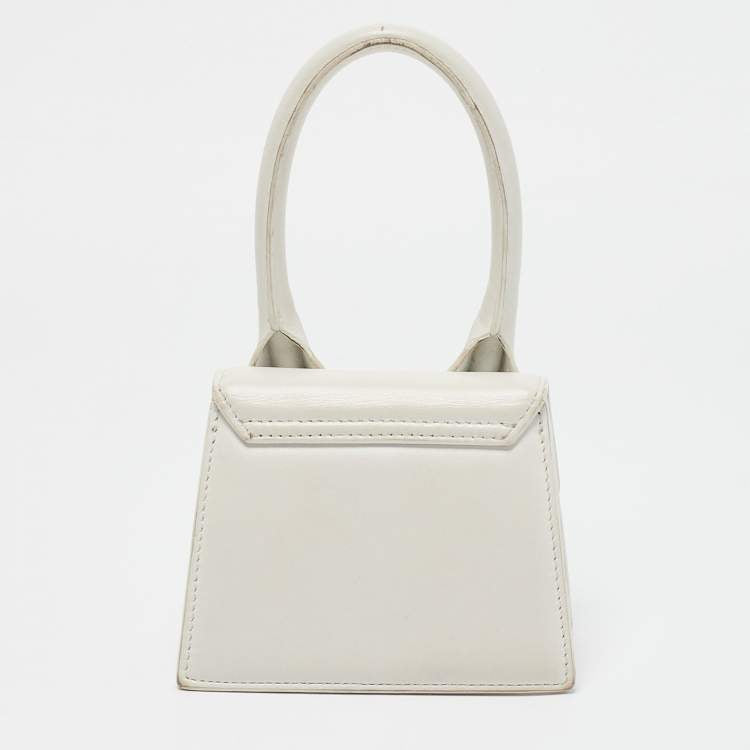 Jacquemus Le Chiquito Mini White Leather Bag
