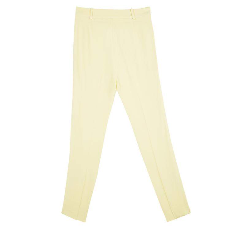 Balenciaga Yellow High Waist Tapered Pants – Size S