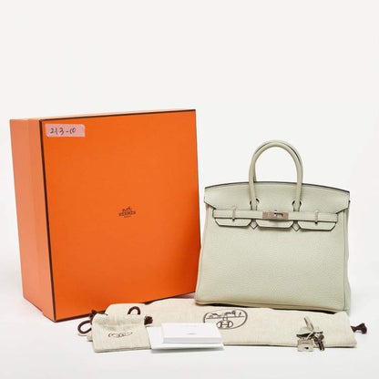 Hermès Birkin 25 Gris Neve Togo Leather – Brand New