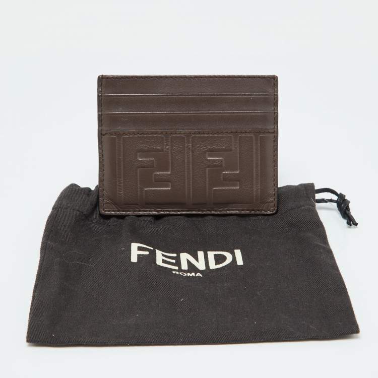 Fendi Zucca Card Holder