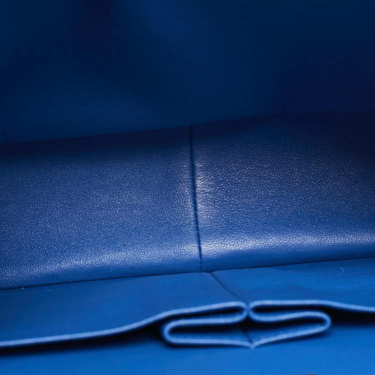 Chanel Blue Quilted Leather Jumbo Classic Double Flap Bag