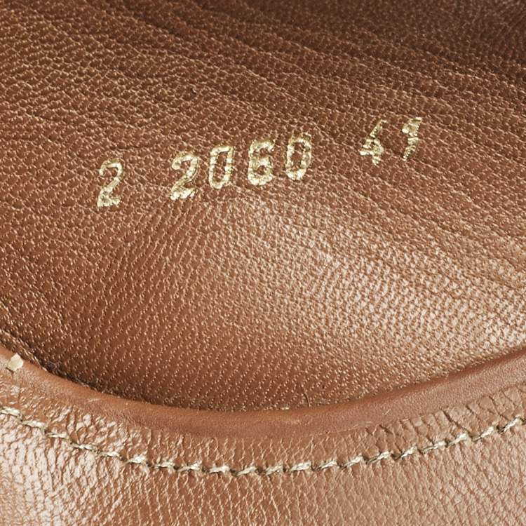 Sergio Rossi Leather Espadrille Sandals Size 41