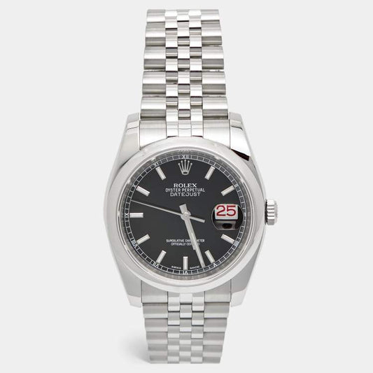 Rolex Datejust 116200 Black Dial 36 mm