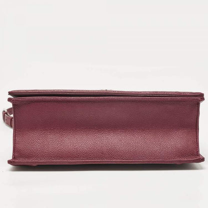 Dior Large Burgundy Shoulder Bag
