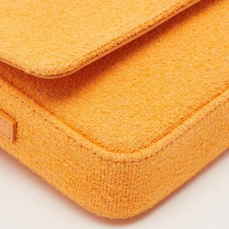 Jacquemus Orange Fabric Le Carinu Shoulder Bag