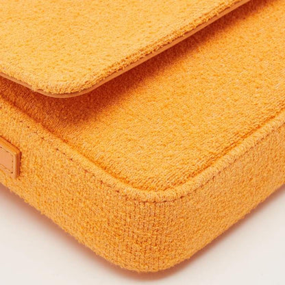 Jacquemus Orange Fabric Le Carinu Shoulder Bag