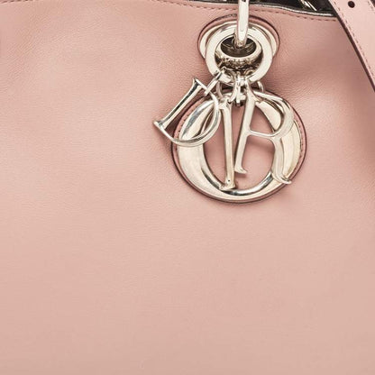 Dior Medium Dusty Pink Leather Diorissimo Shopper Tote