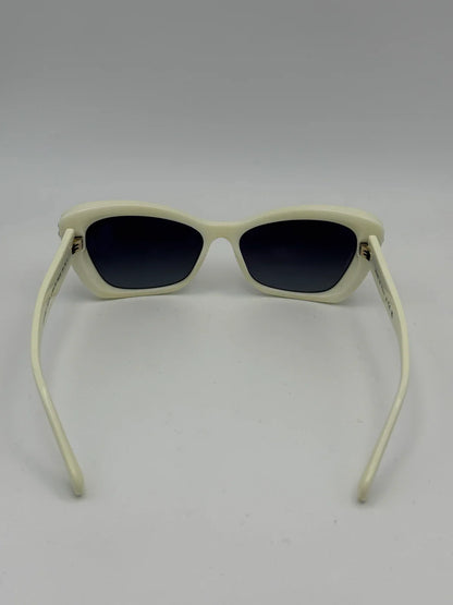 White Chanel Sunglasses
