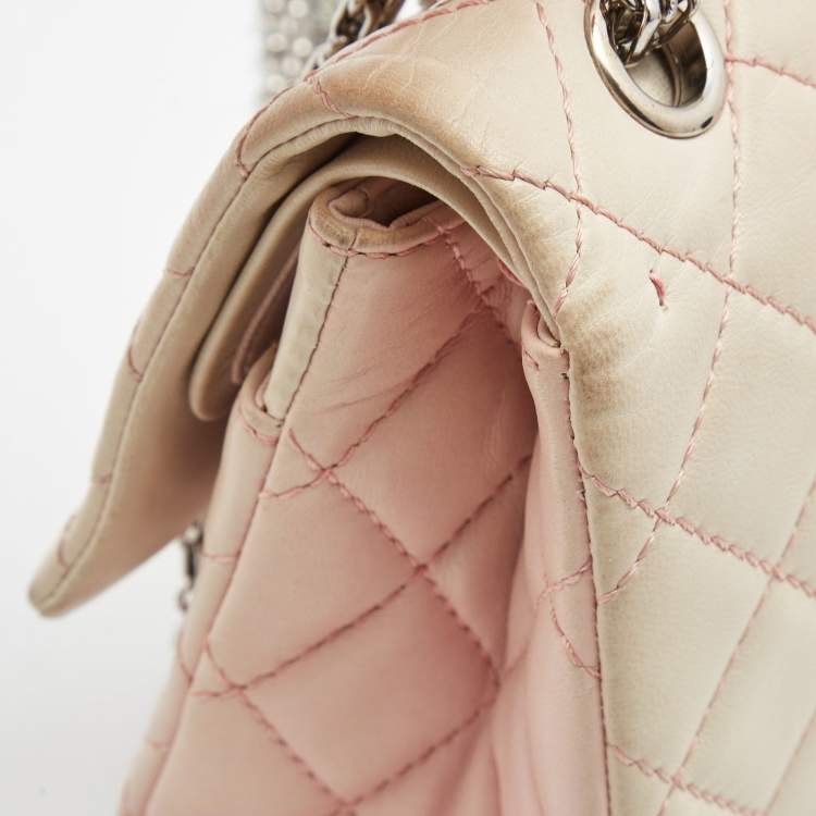 Chanel Pink Ombre Quilted Leather Reissue 2.55