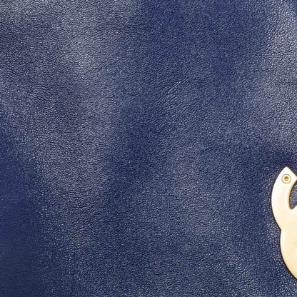 Chanel Blue Quilted Leather Medium 19