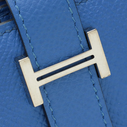 Hermès Béarn Wallet in Bleu France Epsom Leather