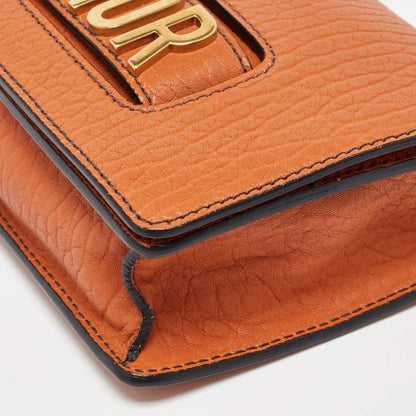 Dior J’Adior Chain Flap Bag in Orange