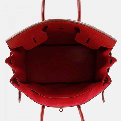 Hermès Birkin 35 Rouge Casaque Taurillon Clémence Bag