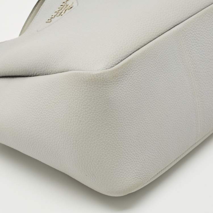 Prada Light Grey Tote Bag