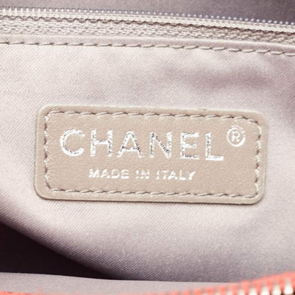 Chanel GST Tote in Red Quilted Caviar Leather with Silver Hardware