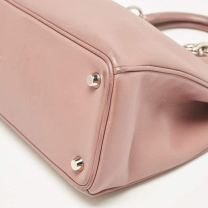 Dior Medium Dusty Pink Leather Diorissimo Shopper Tote