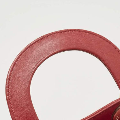 Dior Mini Lady Dior Tote in Red