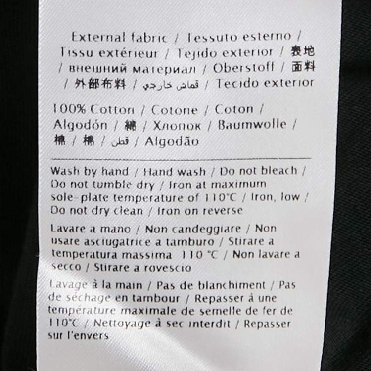 Valentino Black Panther Print Cotton Crewneck T-Shirt S